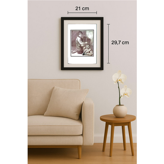 Pavel Taussig 29x21cm Orijinal Karikatür BOD00123