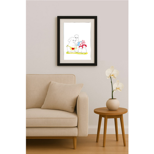 Kim DaeHong 43x30cm Original Cartoon BOD00195