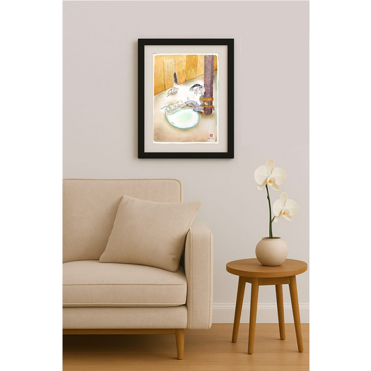 Harumi Imahase 43x30cm Orijinal Karikatür BOD00207