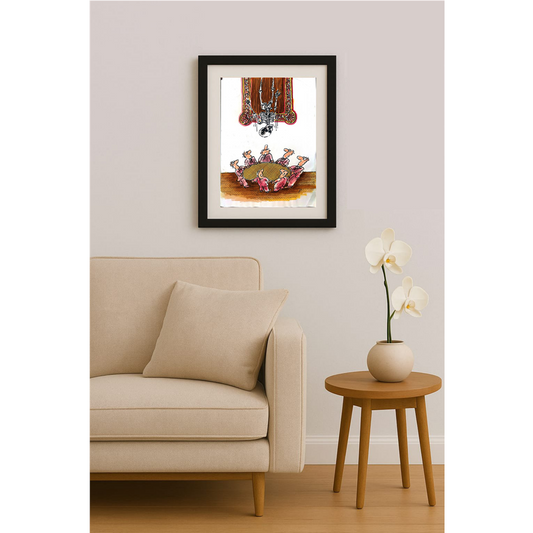 Ignjat Gatalo 43x30cm Orijinal Karikatür BOD00228