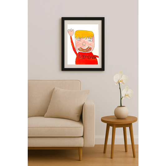 Sarper Öztürk 35x25cm Orijinal Karikatür BOD00532
