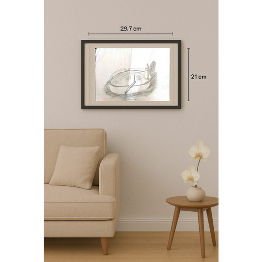 Özgü Taçyıldız 29x21cm Orijinal Karikatür BOD00557