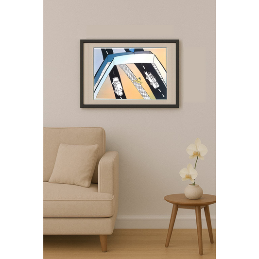 Pelincan Sümen 43x30cm Orijinal Karikatür BOD00562