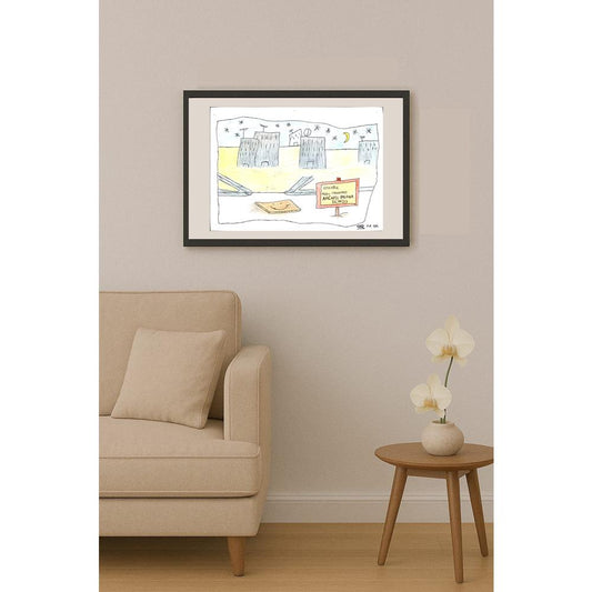 Ergiz Gizer 29x21cm Orijinal Karikatür BOD00609