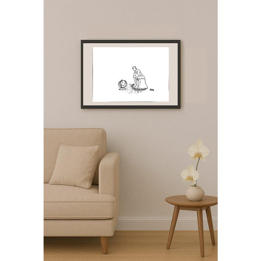 Hakan 43x30cm Orijinal Karikatür BOD00874