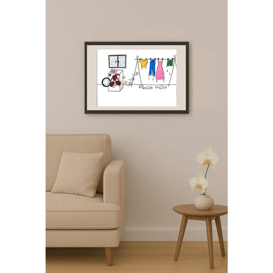 Chan Hoi Yan 35x25cm Orijinal Karikatür BOD01004