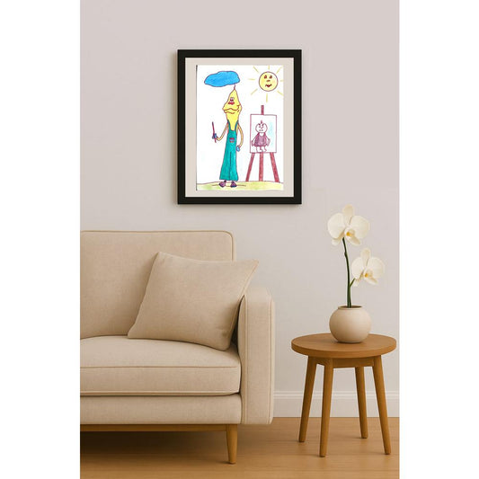 Anna Lubiejewska 29x21cm Orijinal Karikatür BOD01114