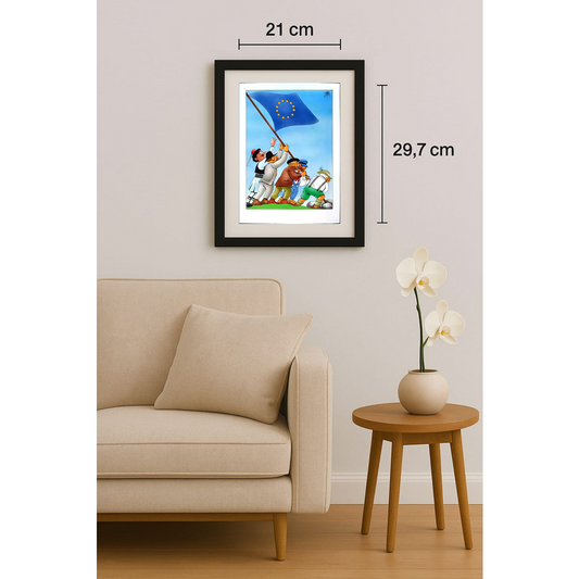 Patrick Heymans 29x21cm Orijinal Karikatür BOD01234