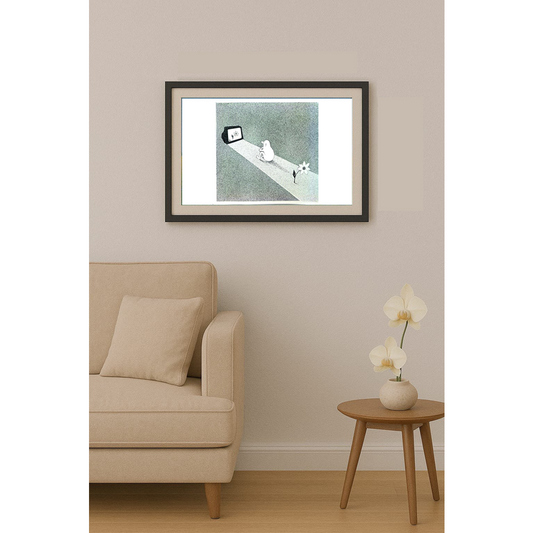 Zdravko Beshendgiev 35x35cm Orijinal Karikatür BOD01265