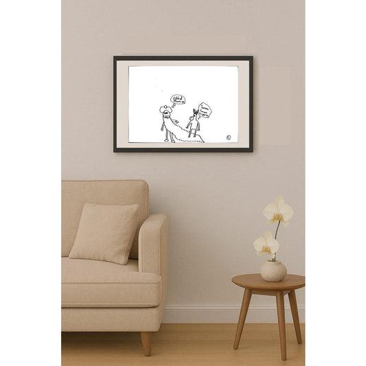 Artun Tanrıverdi 29x21cm Orijinal Karikatür BOD01381