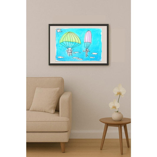 Zhang Si Qi 29x21cm Orijinal Karikatür BOD01427