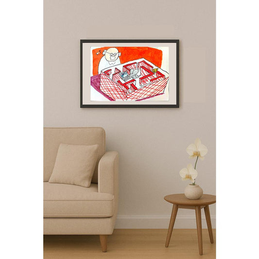 Yavuz Dora Çetin 43x30cm Orijinal Karikatür BOD01438