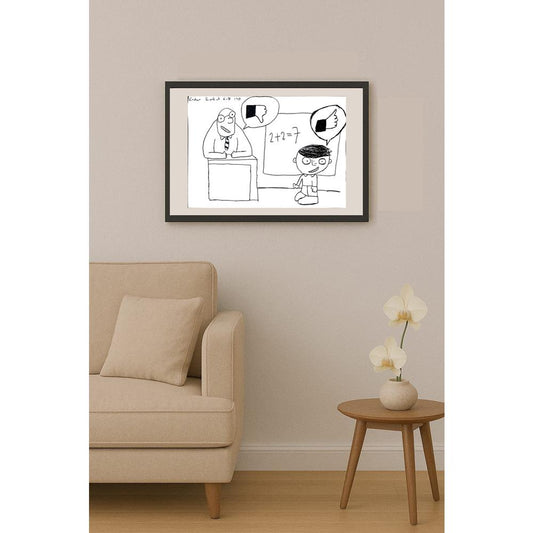 Ender Korkut 43x30cm Orijinal Karikatür BOD01460