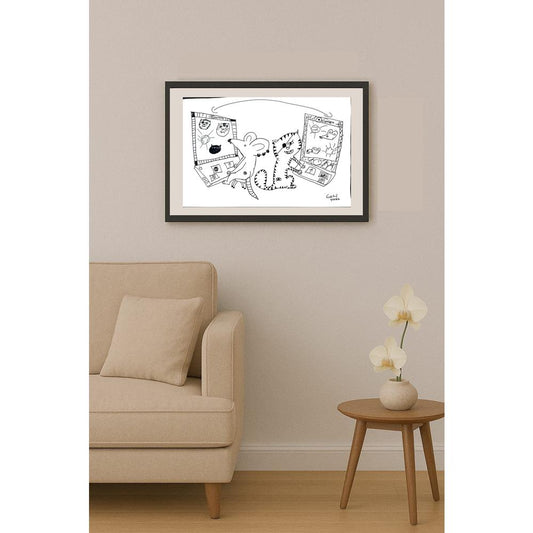 Göktuğ Karaca 43x30cm Orijinal Karikatür BOD01481