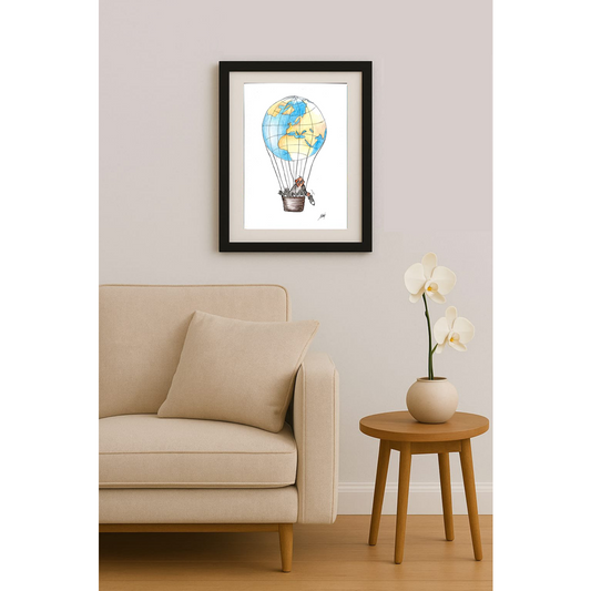 Petar Strinic 29x21cm Orijinal Karikatür BOD01563