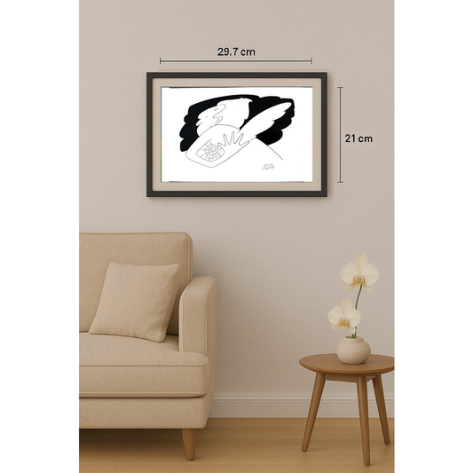 Vitalij Koryako 29x21cm Orijinal Karikatür BOD01773