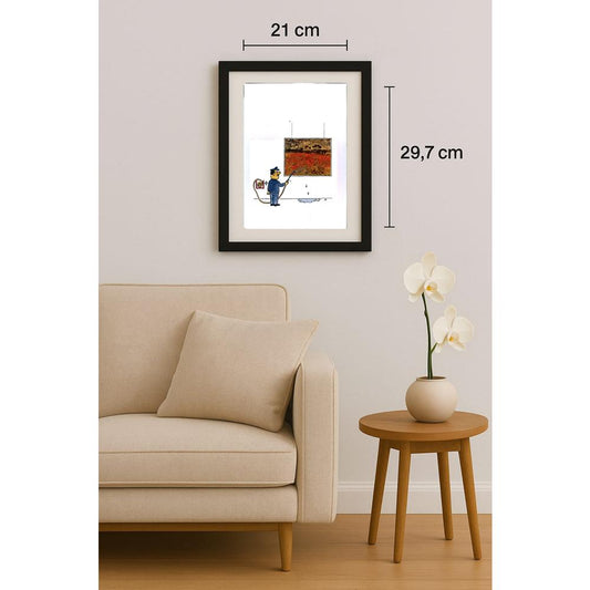Cor Den Dulk 29x21cm Orijinal Karikatür BOD02203
