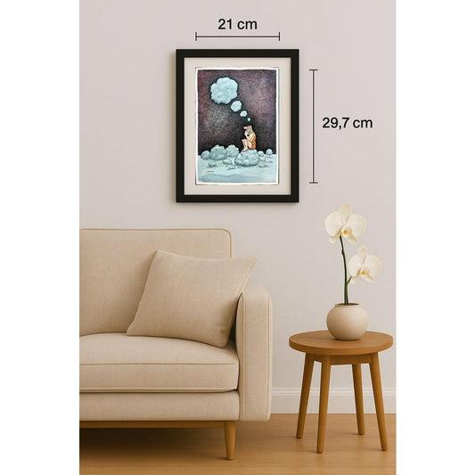 Zhang Fang 29x21cm Orijinal Karikatür BOD02328