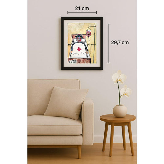 Xin Wan He 29x21cm Orijinal Karikatür BOD02333