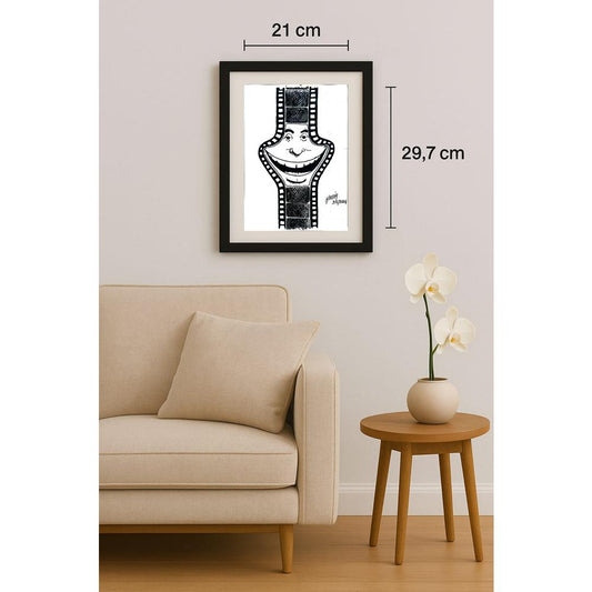 Kadir Canlı 29x21cm Orijinal Karikatür BOD02931