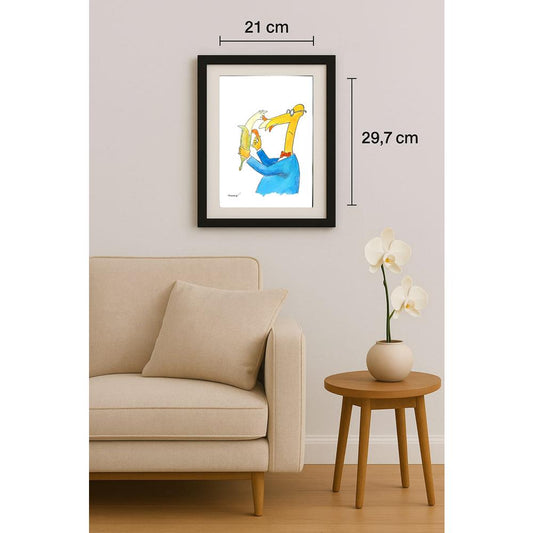 Ivan Haramija 29x21cm Orijinal Karikatür BOD03011