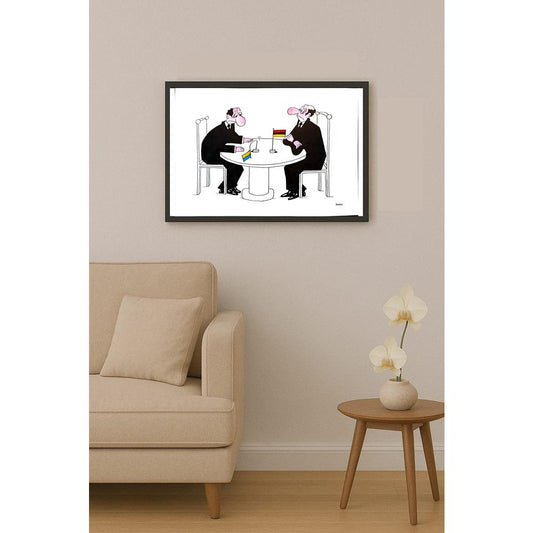 Olexander Dubovskyi 29x21cm Orijinal Karikatür BOD03315