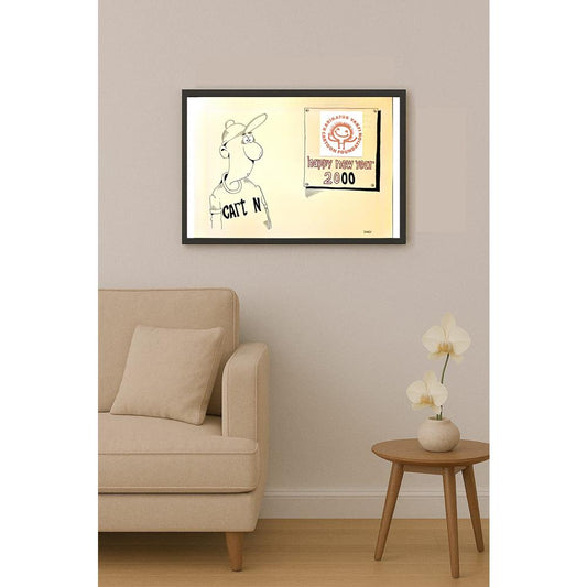 Olexander Dubovskyi 29x21cm Orijinal Karikatür BOD03316