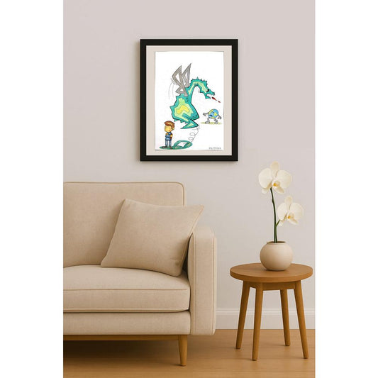 Merhdad Samady Zakareia 29x21cm Orijinal Karikatür BOD03656