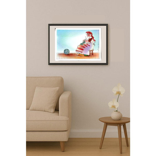 Lubomir Kotrha 29x21cm Orijinal Karikatür BOD03741