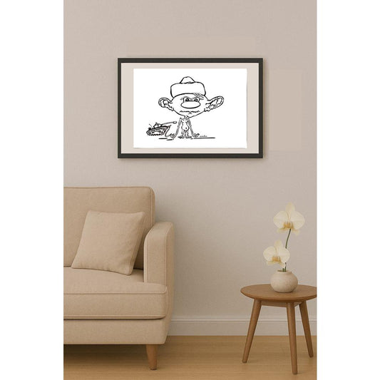 Valerio Aleksandrov 29x21cm Orijinal Karikatür BOD03921