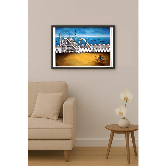 Abbas Naaseri 29x21cm Orijinal Karikatür BOD04585