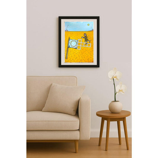 Porumbita Mihaita 29x21cm Orijinal Karikatür BOD06334