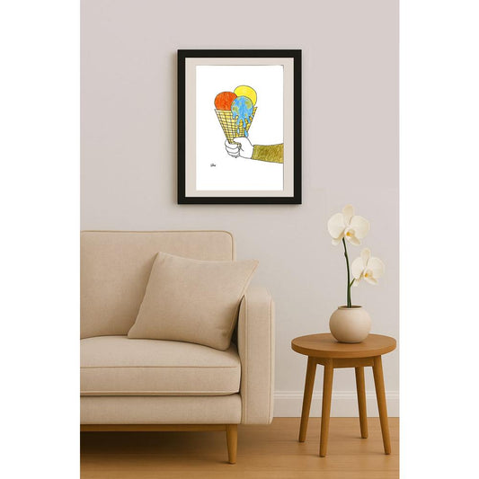 Ulaşİğit 29x21cm Orijinal Karikatür BOD06915