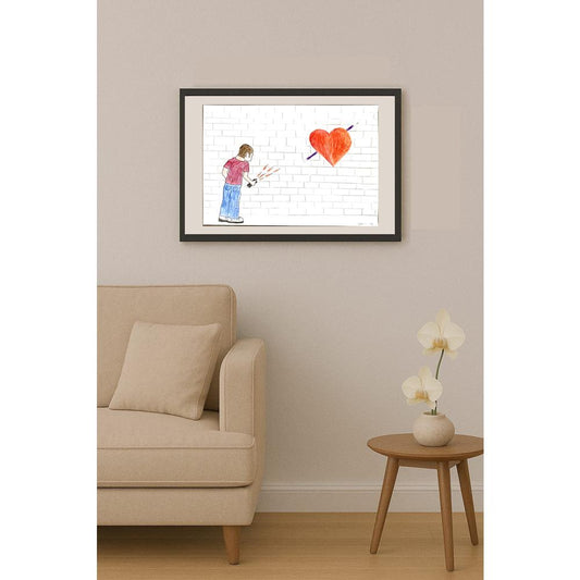 DerinŞenok 29x21cm Orijinal Karikatür BOD06936