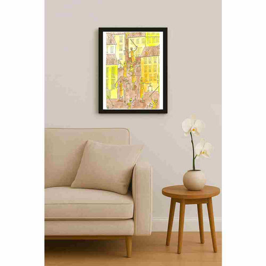 Mihai Gabriel Boboc Justice Kişiye Özel Sertifikalı Sınırlı Fine Art Karikatür Baskı CAD00003