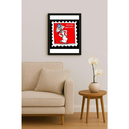 Hayati Boyacıoğlu Kişiye Özel Sertifikalı Sınırlı Fine Art Karikatür Baskı CAD00115