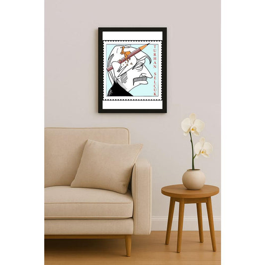 Hayati Boyacıoğlu Kişiye Özel Sertifikalı Sınırlı Fine Art Karikatür Baskı CAD00124