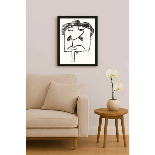 Nezih Danyal Tipler Kişiye Özel Sertifikalı Sınırlı Fine Art Karikatür Baskı NTP00010