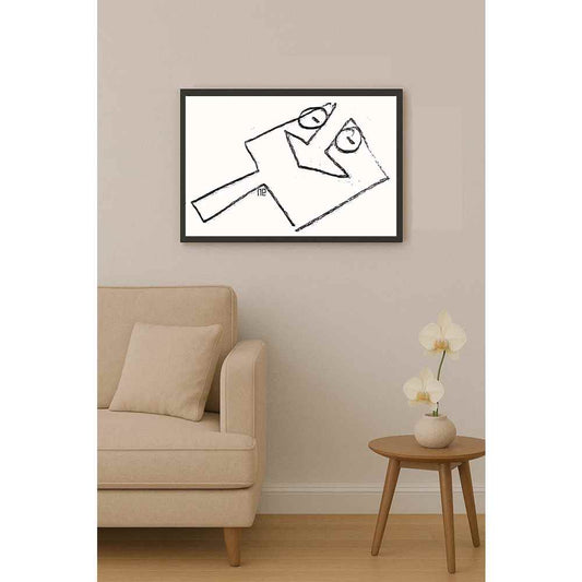 Nezih Danyal Tipler Kişiye Özel Sertifikalı Sınırlı Fine Art Karikatür Baskı NTP00021