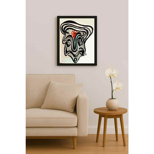 Nezih Danyal Tipler Kişiye Özel Sertifikalı Sınırlı Fine Art Karikatür Baskı NTP00228