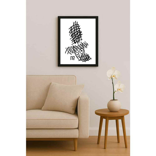 Nezih Danyal Tipler Kişiye Özel Sertifikalı Sınırlı Fine Art Karikatür Baskı NTP00230