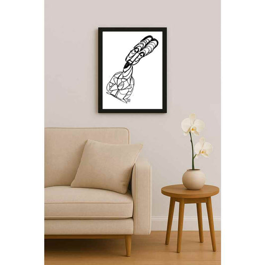 Nezih Danyal Tipler Kişiye Özel Sertifikalı Sınırlı Fine Art Karikatür Baskı NTP00260