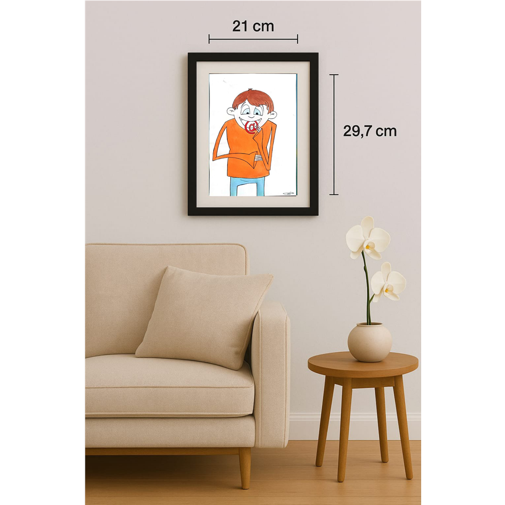 Mehrdad Samadi Zakaria 29x21cm Original Cartoon BOD00001