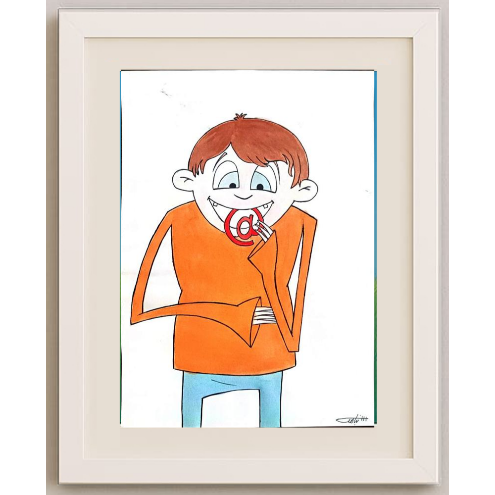 Mehrdad Samadi Zakaria 29x21cm Original Cartoon BOD00001