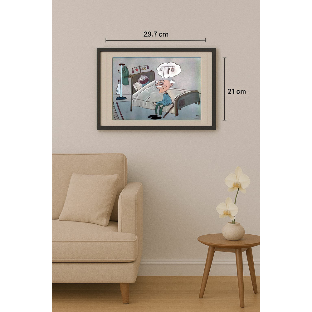 Mehrdad Samadi Zakaria 29x21cm Original Cartoon BOD00001