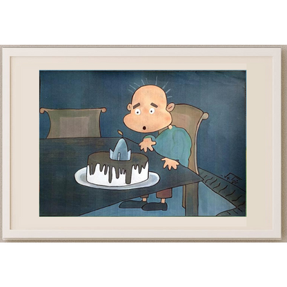 Naeimeh Nikooray 29x21cm Orijinal Karikatür Tablo BOD00005