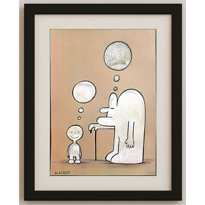 Neda Tanhaei Maghaddam 29x21cm Orijinal Karikatür Tablo BOD00007