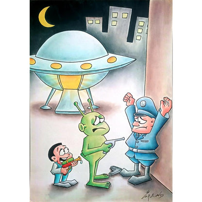 Mehrdad Samadi Zakaria 29x21cm Original Cartoon BOD00001