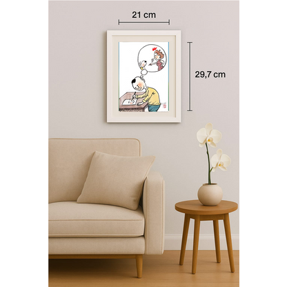 Mehrdad Samadi Zakaria 29x21cm Original Cartoon BOD00001