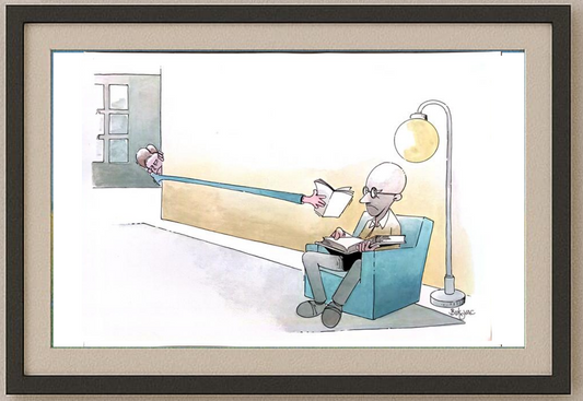 Mehrdad Samadi Zakaria 29x21cm Original Cartoon BOD00001